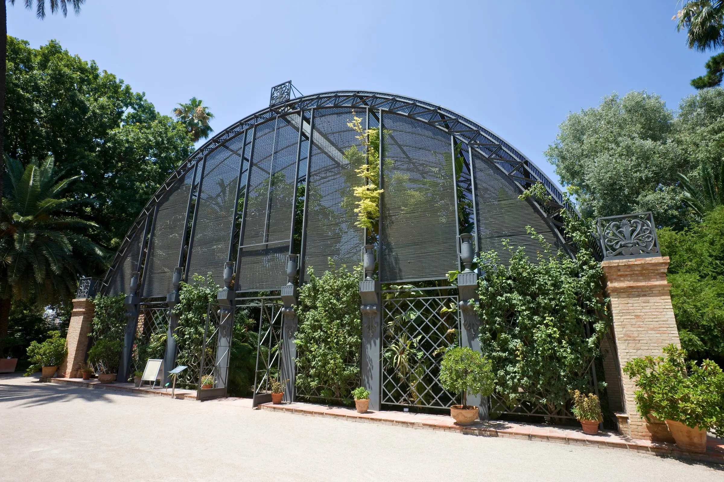 Inside the historic Umbracle